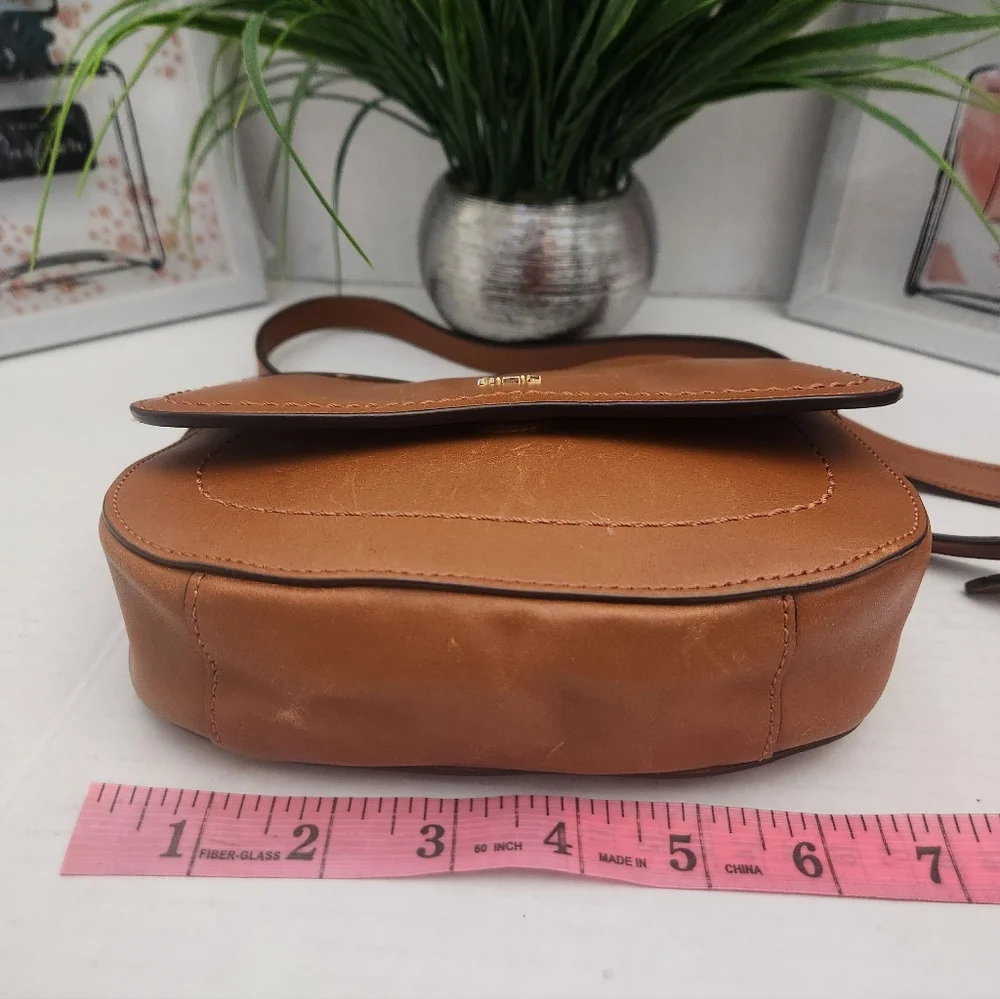 Ralph Lauren Bag Brown Crossbody Saddle Bag